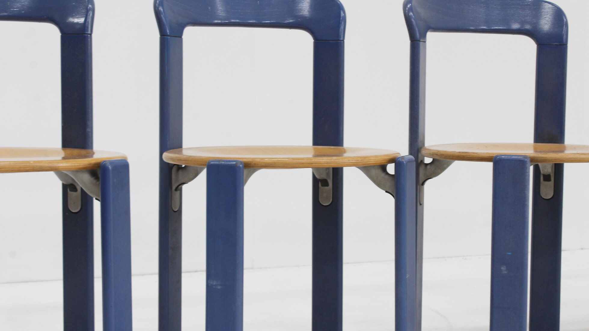 Vintage Bruno Rey dining chairs model 3300 set of 8