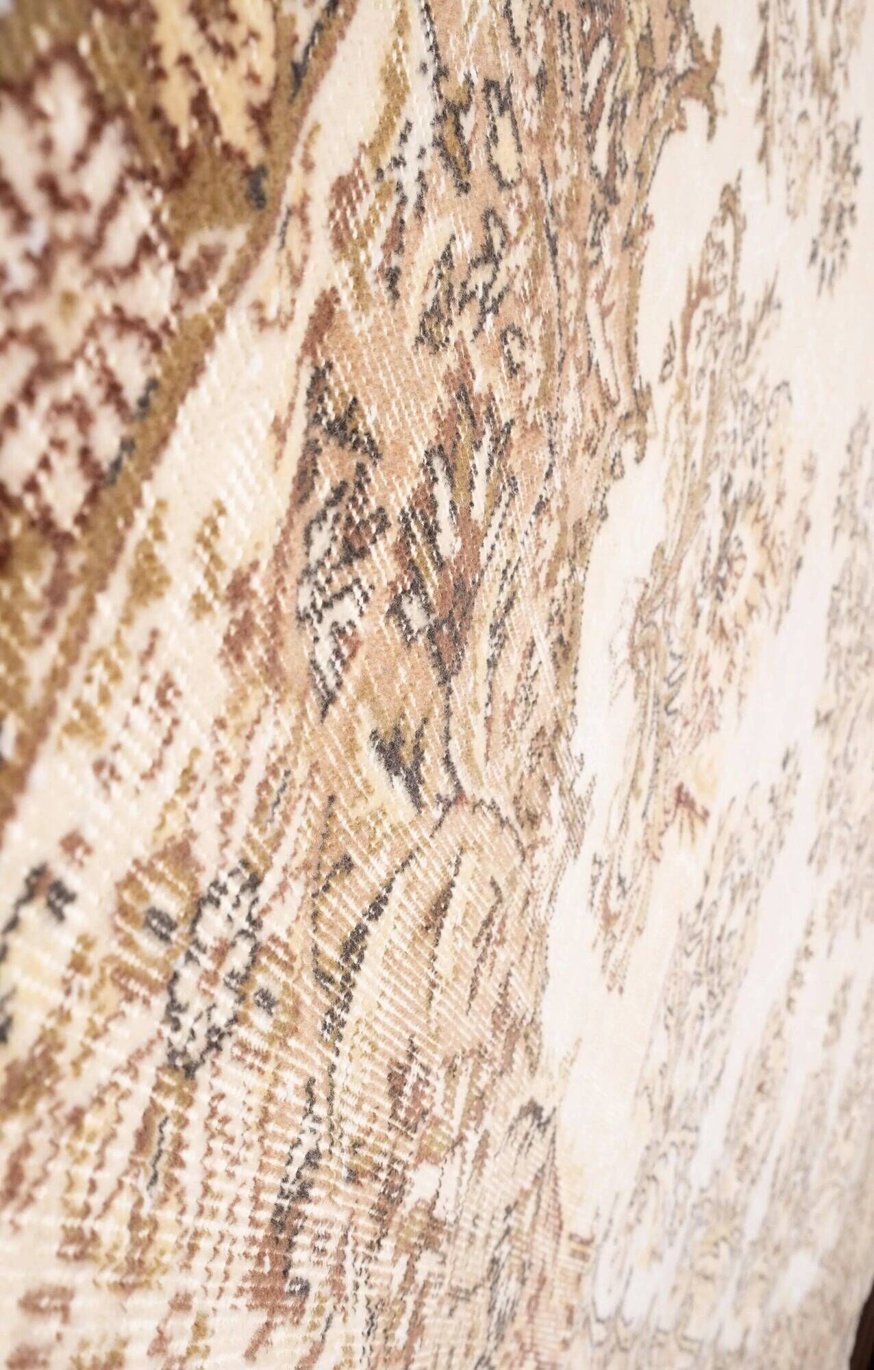 Vintage Turkish Oushak rug 211x320 cm