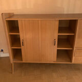 Solid wood sideboard