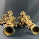 Pair of late 19th century Louis XIII Renaissance style spelter candlesticks