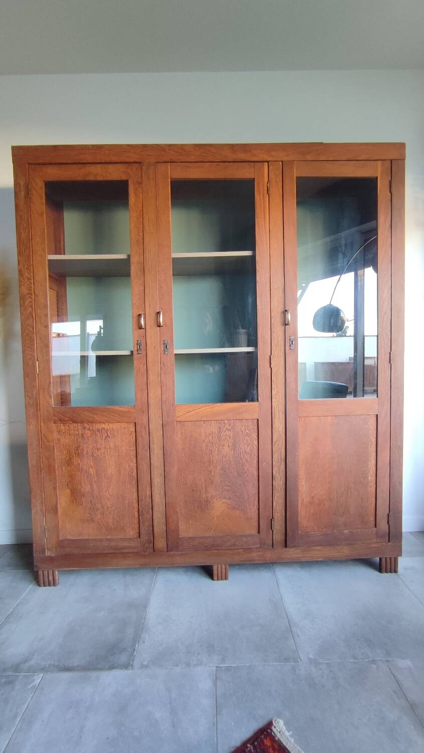 Glass-fronted Parisian wardrobe