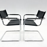 Ensemble de deux chaises cantilever, Italie