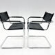 Set of two cantilever chairs, italy