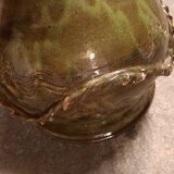 Cache pot, glazed earthenware pot
