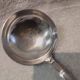 2 Silver-plated soup and sauce ladles with rocaille ribbon decoration