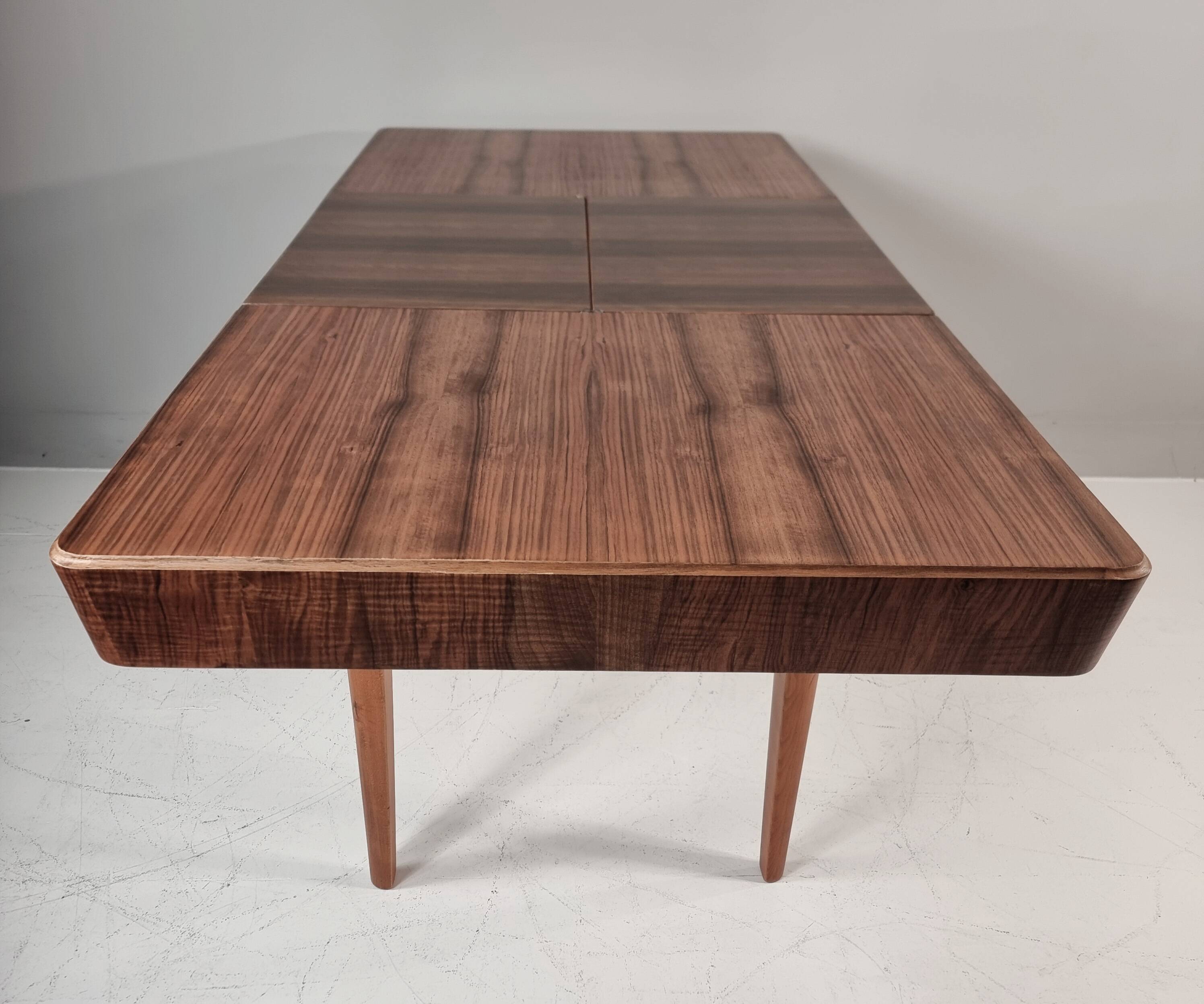 Art Deco Dining Table in Walnut, 1960s