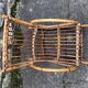 Vintage rattan armchair
