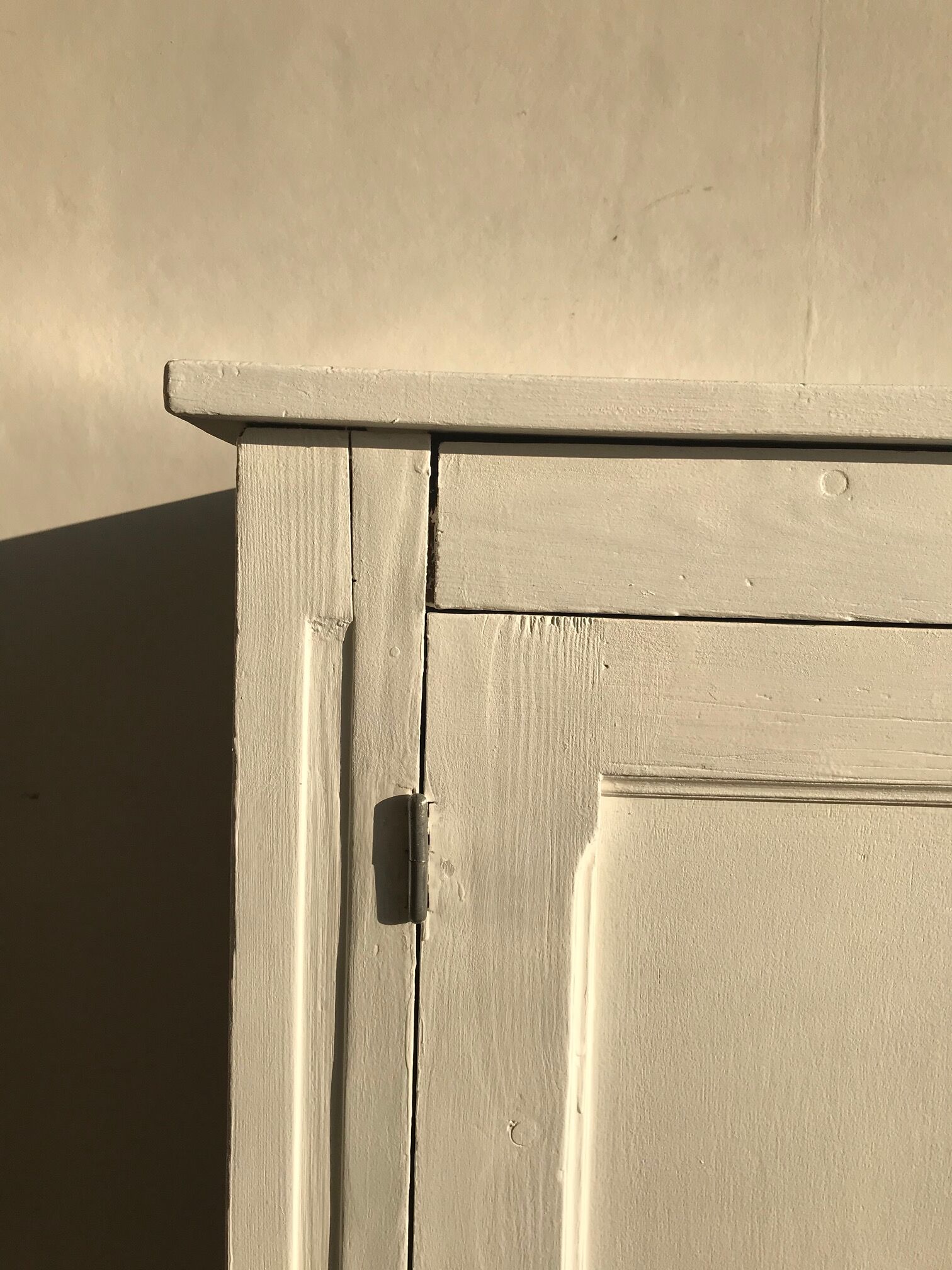 Parisian buffet of the 1940s painted white