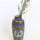 Large ceramic vase Tonalá hand-painted, Mexico 1970s