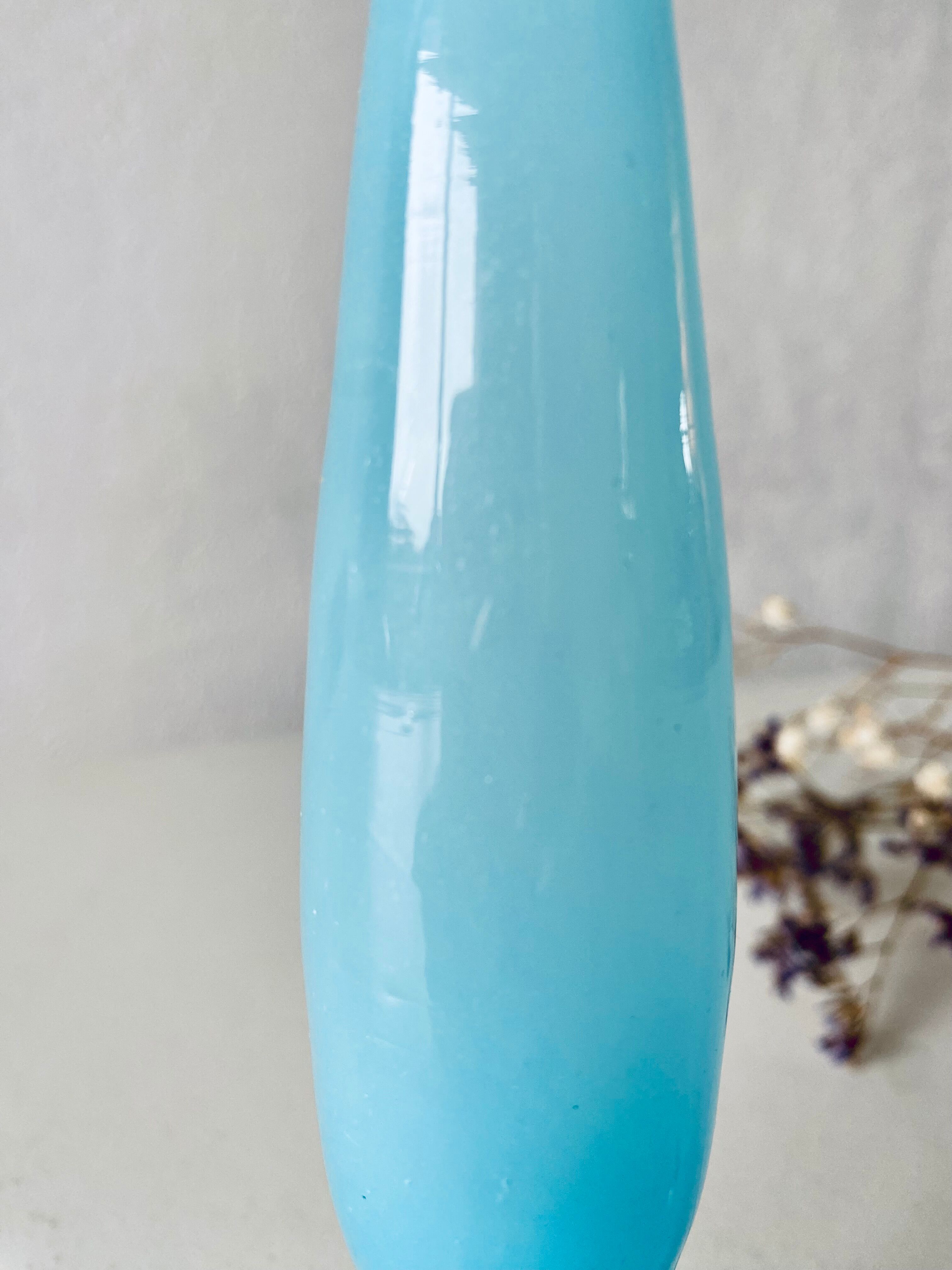 Antique vase in blue and white opaline