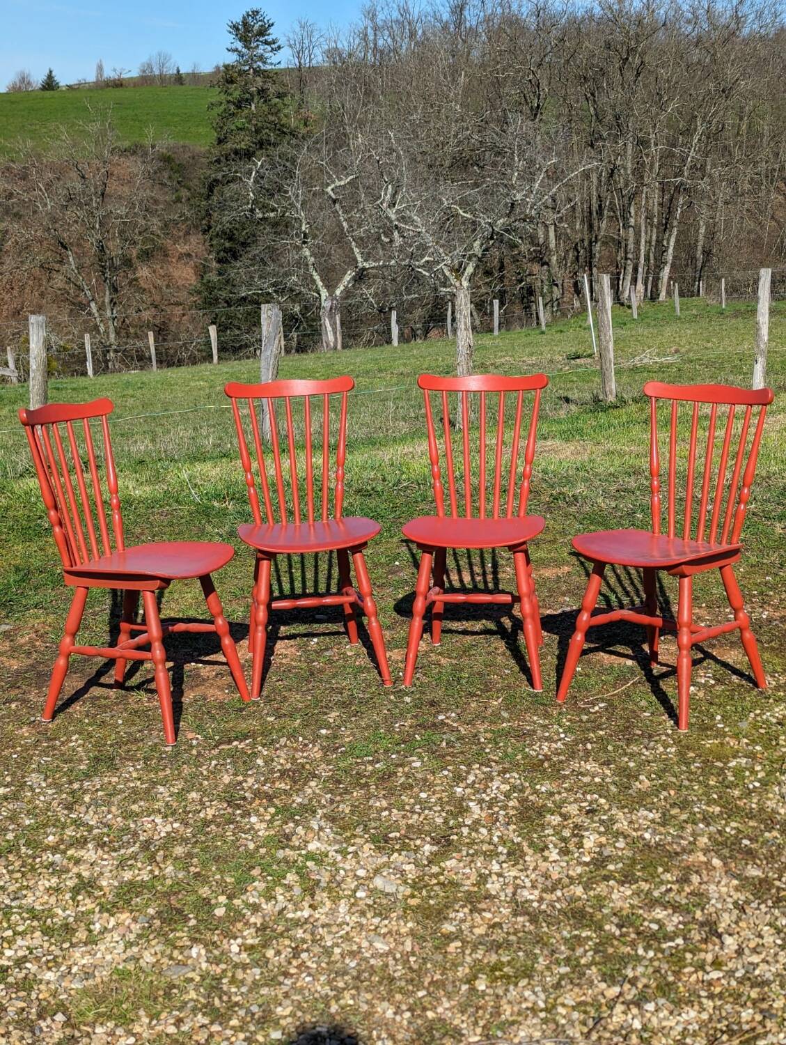 4 Baumann bistro chairs