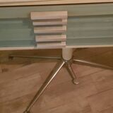 Meuble ancien  de dentiste bleue et blanc