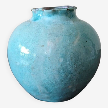 Vase boule signé