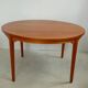 Danish round dining table by Sören Willadsen in teak, 60s