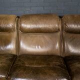 Vintage elements sofa with matching hocker and armchair