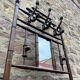Vintage 1930s curved wood bamboo coat rack