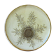Dish in sandstone enamelled Huguette Bessone in Vallauris