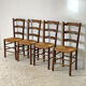 Set of 4 mulched chairs