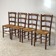 Set of 4 mulched chairs