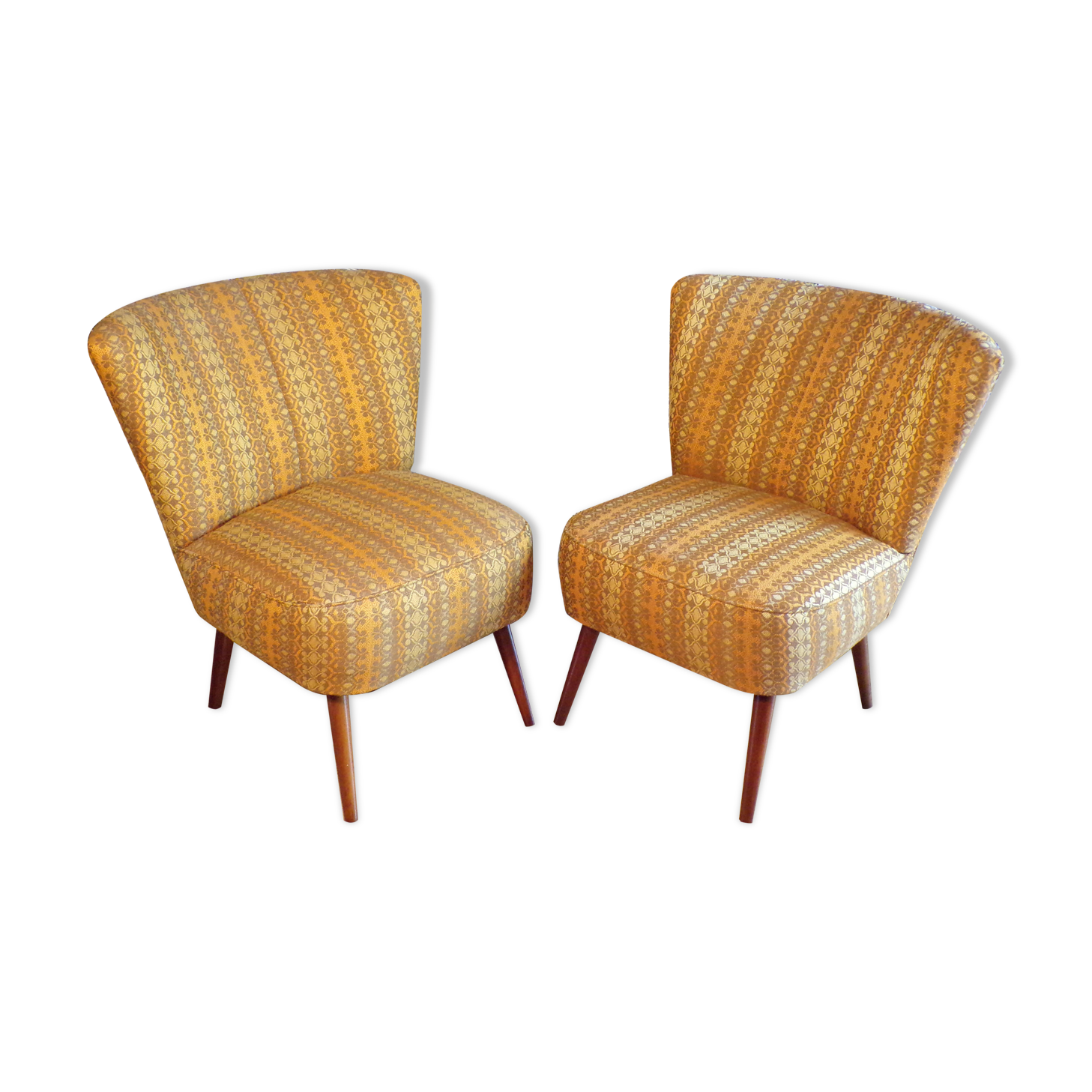 Pair of vintage cocktail chairs
