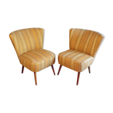Pair of vintage cocktail chairs