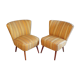 Pair of vintage cocktail chairs