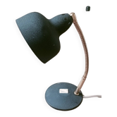 Lampe articulée en métal noir, 1950-60