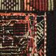 7x11 Kilim Dark Brown Large Area Handwoven Kilim Rug, 218x320 Cm