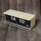 Vintage clock with flip flap junghans