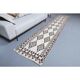 Vintage Turkish Hand-Knotted Wool Cotton White Runner 80x401