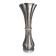 Pure tin sun vase at 95%, signed Jean Goardère.