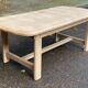 Table à manger de ferme extensible rénovée 240cm