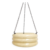 Glass Art Deco bee hive lamp, 1930s