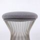 Warren Platner for Knoll. Round stool, metal base. Circa 1970