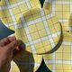 Dessert plates Salins France towel pattern from the 50s-60s.