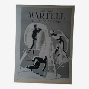 Publicité Cognac Martell