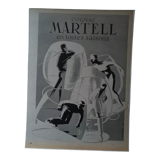 A Cognac Martell paper advertisement