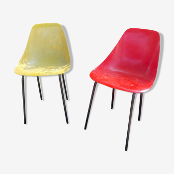 2 chaises de Jean René Caillette