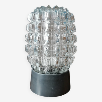 Vintage glass wall lamp