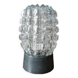 Vintage glass wall lamp