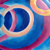 Orphism abstract painting