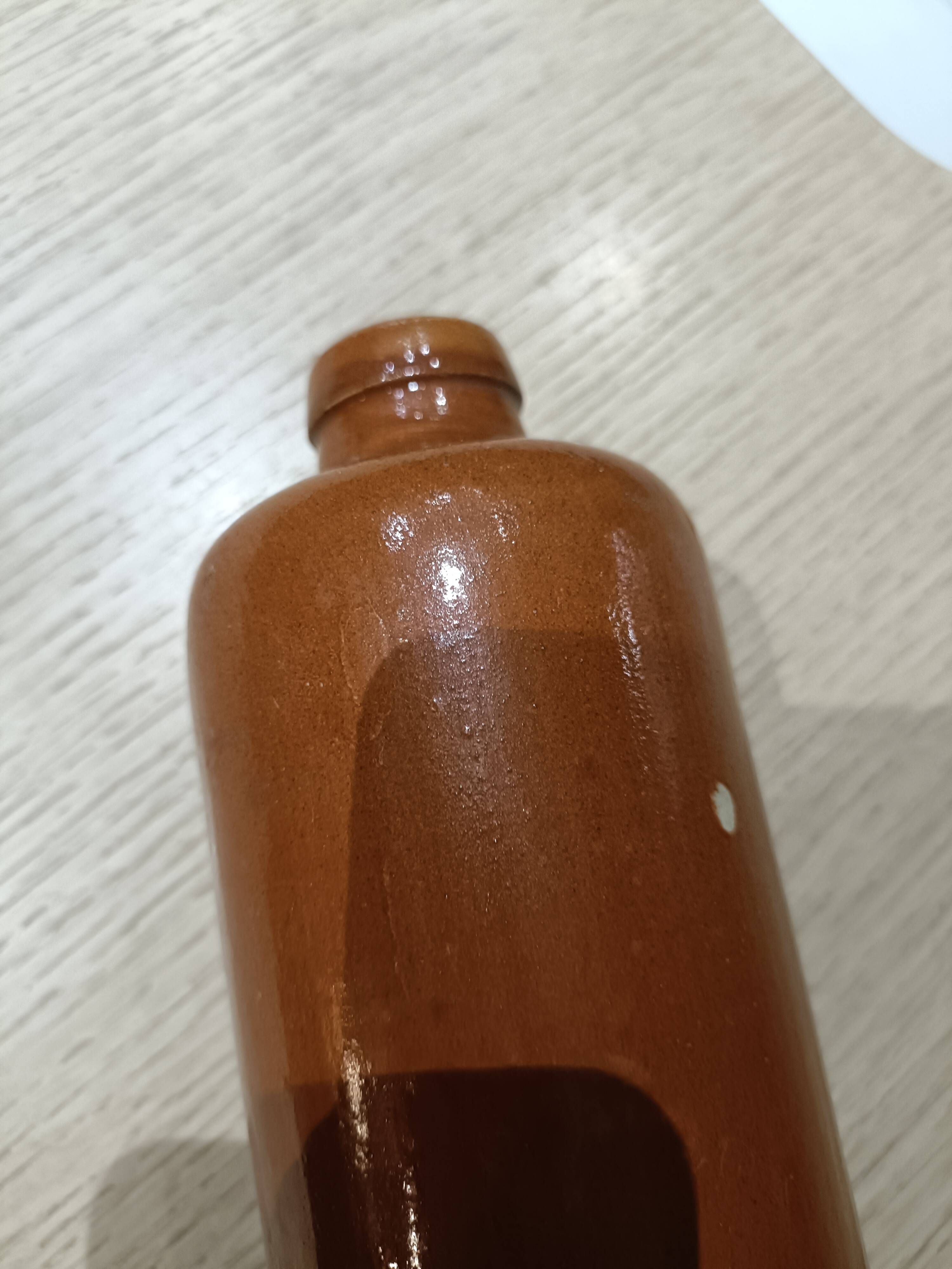 Antique stoneware bottle