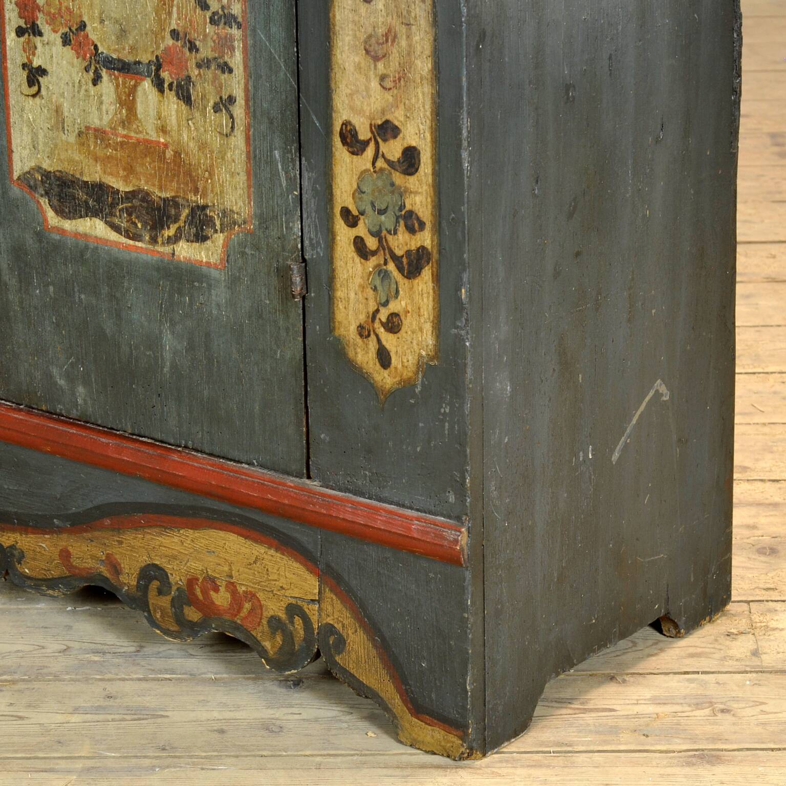 German folk art bridal armoire, 1809