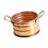 Cache pot en cuivre