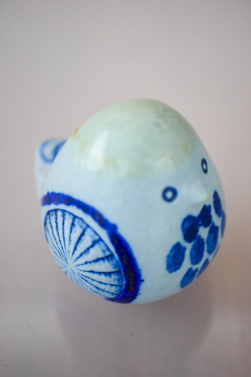 Figurine d'oiseau par Lisa Larson, Suède, 1964