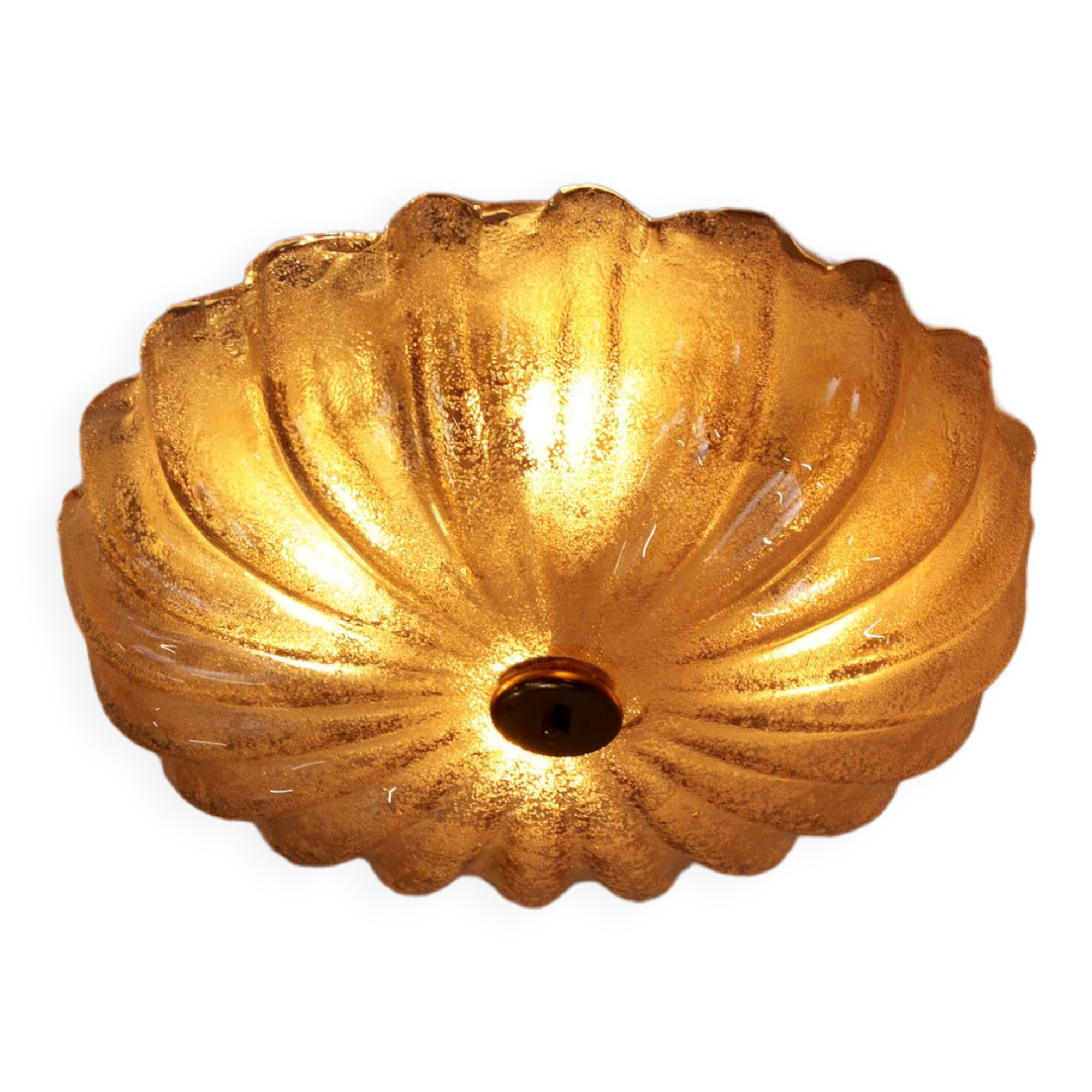 Italian Murano glass ceiling lamp by Barovier & Toso, 1960