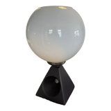 Vintage lamp in opaline and ceramic years 70-80