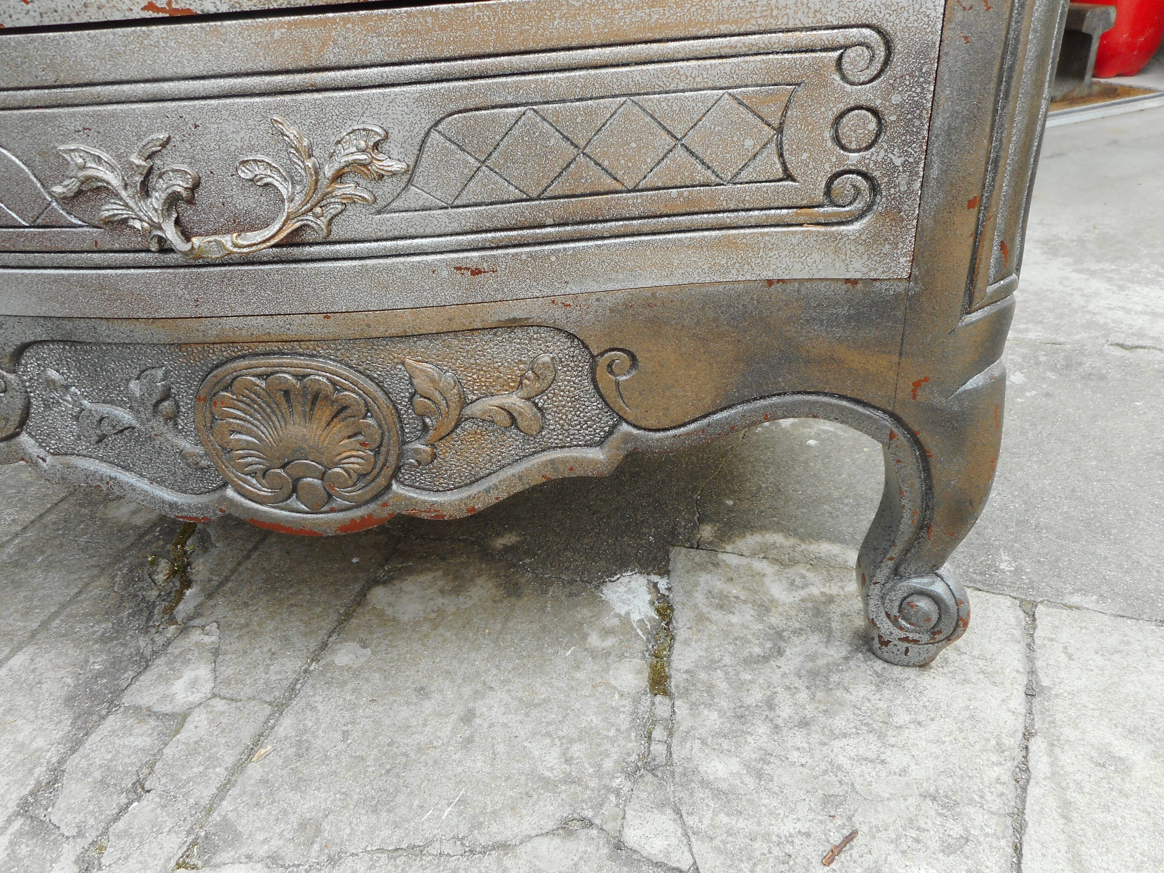 Silver grey dresser