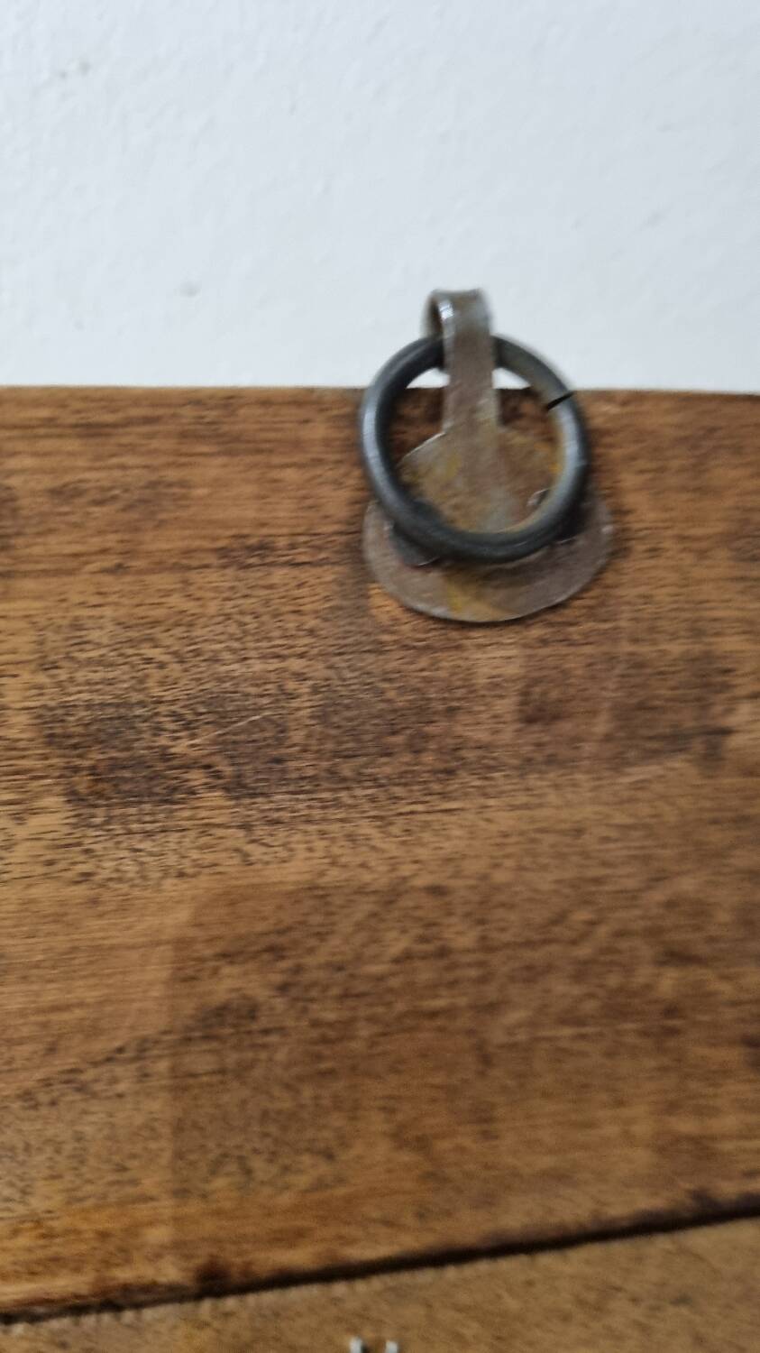 Grand miroir en bois