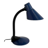 90s blue industrial desk lamp